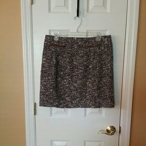 Loft Boucle Tweed Skirt